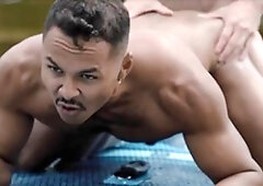 Falcon Studios - Latino bodybuilder gets hard ramming