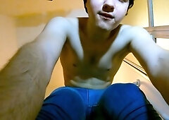 Dildo deep, fuck hole, jeans