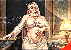 Arab man, bear belly, hd videos