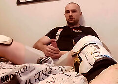 Wank In Hockey Shinpads Soccer Cleats And Hockey Gloves