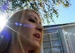 Devoted dame struggles to pleasure two giant cocks in a captivating threesome sex