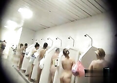 Hidden cameras in public pool showers 891