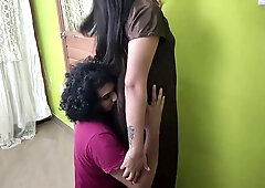 Vaishnavy And Sharun Raj Nighty Hot Romance, Nighty Boobs Kiss And Ass Lick With Pussy Kiss, Mallu Couple Hot Romance, Mallu Hot
