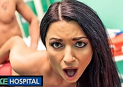 Polish MILF Ania Kinski Show Off her NEW BOOBS to her Doctor -