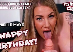 TRY NOT TO CUM - Happy Brithday - By Danielle Maye