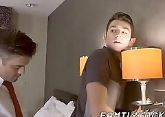 Secret sex between daddy and twink stepson raw and bareback