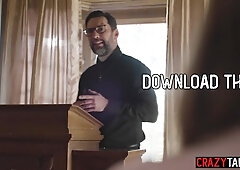 Catholic girl approaches to kinky priest