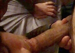 Amateur Blonde Blowjob handjob and cumshot