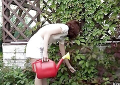 In nature's garb in the Garden