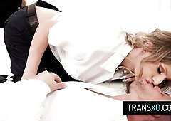 EMT T-girl Coach Butt Bang Flirty Businessman