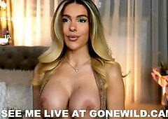 Blonde Babe Dildo Tease