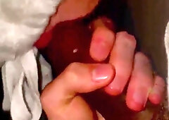 Blinded teenager AJ faceholes big black cock