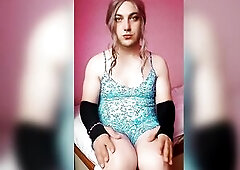 Large Butt Hot Dancing White Hunk Male Homosexual Crossdresser Sissy Kitty