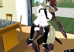 La Llena De Leche Le Da Por El Culo a Tierna Mujer Dragon Ball z Cell Futa P2