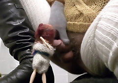 Foot and double fisting doll