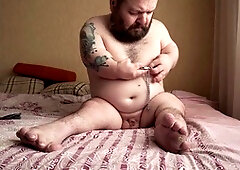 Ass spanking, small dick, small penis