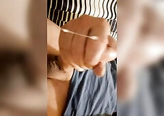 Wang milking of a needy shlong