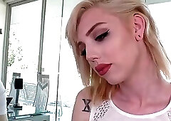 Intense anal with hot TS Annabelle with her boyfriend Gab