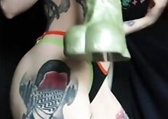 Riding That Huge Toy