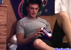 College students sucking frat cock in dorm