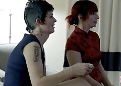 Evie and Oxcetalene in a wild tgirl adventure!