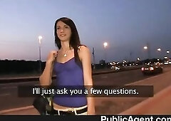 Accidental creampie for small tit teen