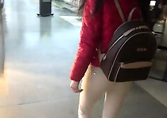 Got Hard Weenie On Public Bus And Brunette hair Helped Me Cum