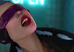 Bonny’s Club Baths Hunt – Deepthroat, Cowgirl & Hard Doggy position Bang in Neon Fantasies