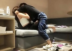 Amateur fucking while on hidden cam