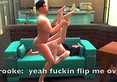 Sims 4: Sexy Babe Tricks Cuckold Husband on Vacation
