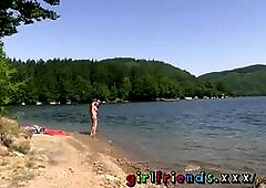 Sexy Lesbians Filmed having Naked Hot Sex in Public