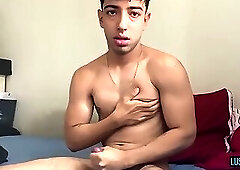 LustForBoys: Henry Lynes Strokes His Thick Uncut Cock And Fingers His Tight Hole