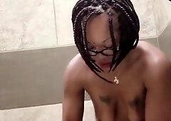 Uniqueen Being Disgusting Peeing And Then Lickin All Over The Toilet And Walls