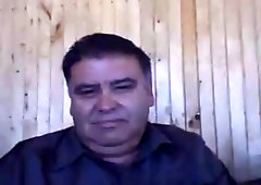 Chilean daddy show nice cock