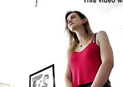 Behind the scenes: Morgan, a super lewd trans woman!