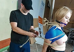 Beauty with nice tits Nikki Kiddle shows off her obedience