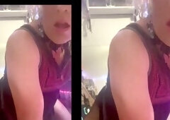 Gorgeous young tgirl pleasuring herself in various hot ways