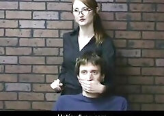 cfnm - miss kendra and punk girl handjob one boy