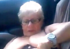 74-Year-Old Gisele's Sweet BBW Pussy on Webcam