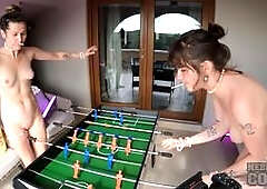 Naked Foosball & Candy Jewelry Fun