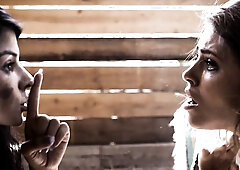 PURE TABOO presents : Teen girls taken by Weirdo! - Adriana Chechik & Sadie Pop