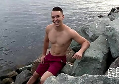 Sean Cody - Solo athletic Louis jock riding a dick