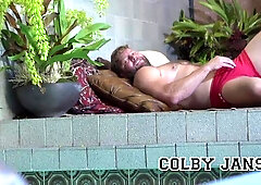 Bro Seeking Bro: Cocksucker's Long Hair in Hand Action