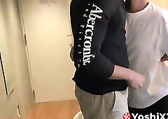 Dominated Japanese Yoshi Kawasaki anal creampied in 3way