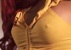 Latina tranny gets her ass destroyed by big black penis