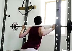 Fucking Stepbro In The Gym