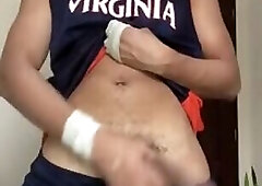 Solo latin guy with big cock