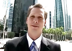 Hot gay jock sucks on dick