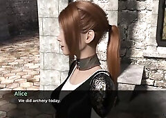 U play as a knight in a fictional medieval realm. U live in a castle jointly with your glamorous wife Cathy and the cute servant hotty Lydia. One day 