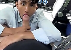 Cute Boy on a bus POV